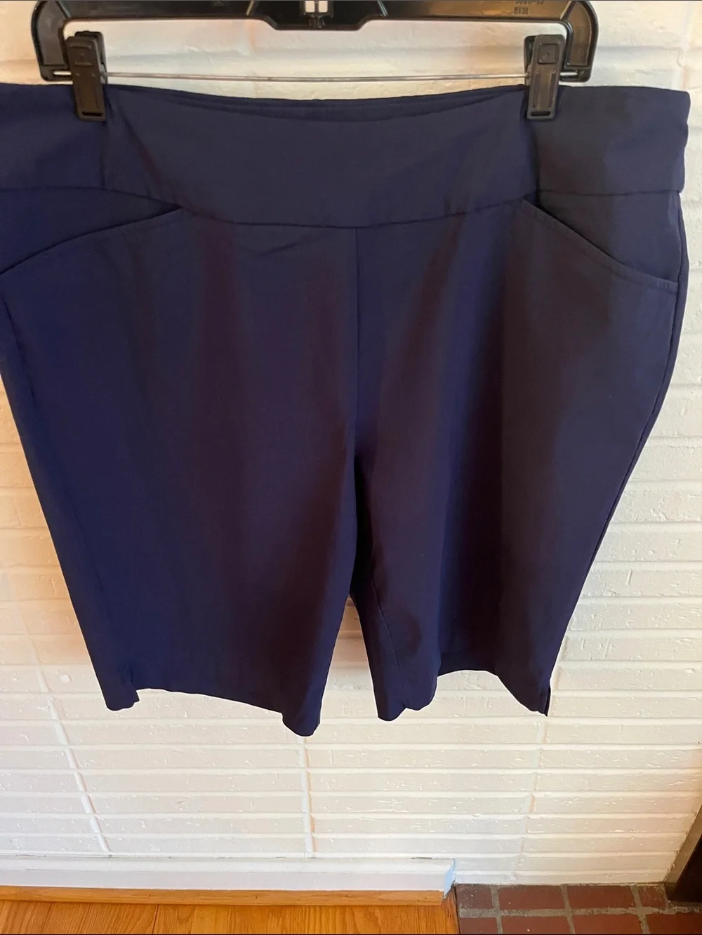 Belle by Kim Gravel Navy Blue Shorts - Picture 2 of 7